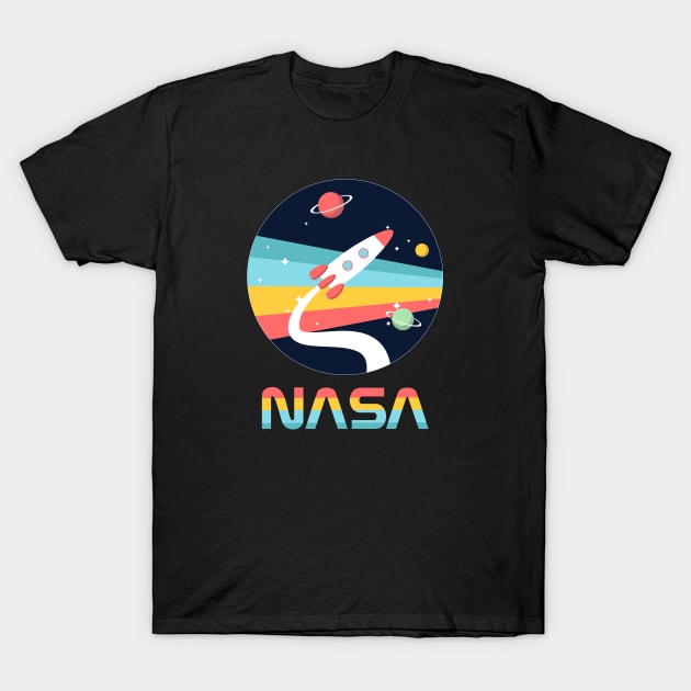 Nasa T-Shirt by Abderrahmaneelh